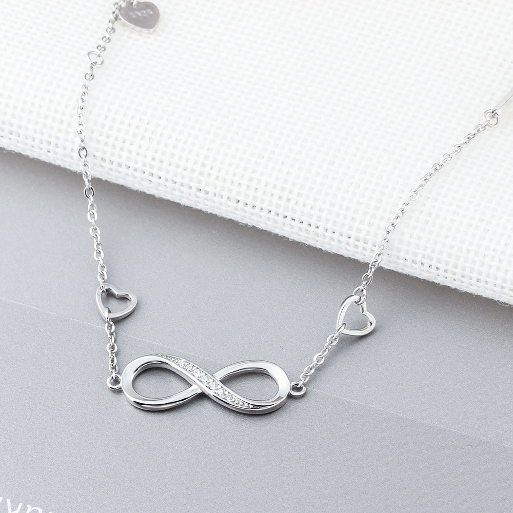 Amor infinito - Pulsera de plata de ley