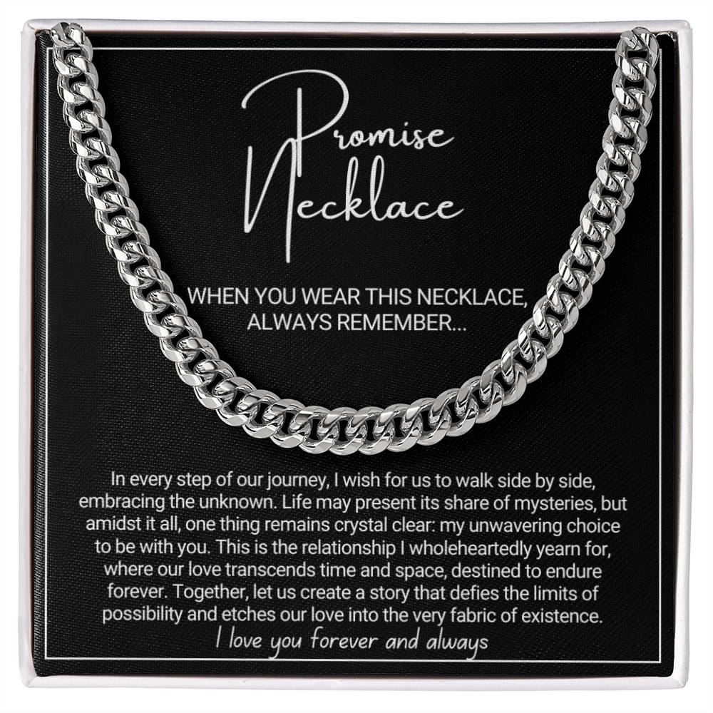 Collar de promesa para él