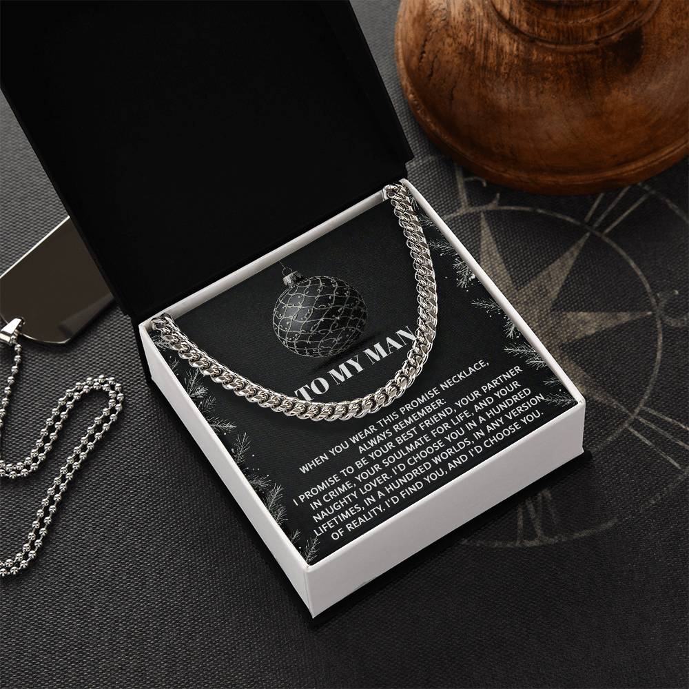 Mi hombre - Amante travieso - Collar de eslabones cubanos