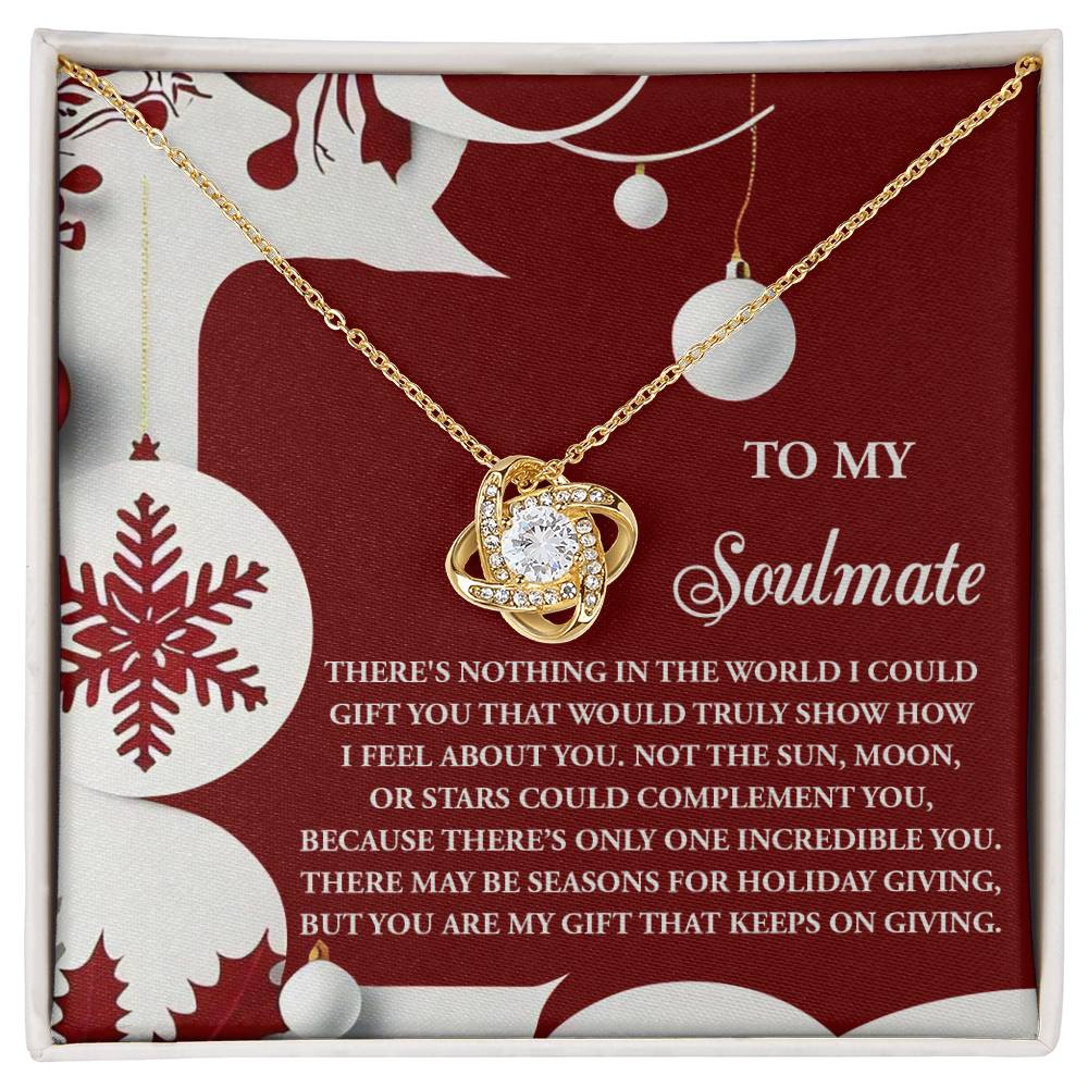 Soulmate - Holiday Giving - Love Knot Necklace