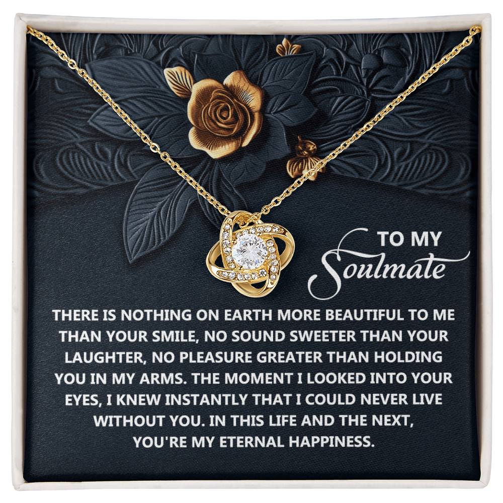 Soulmate - Eternal Happiness - Love Knot Necklace