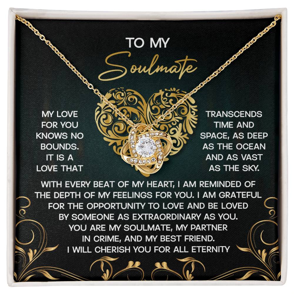 Soulmate - The Sky - Love Knot Necklace