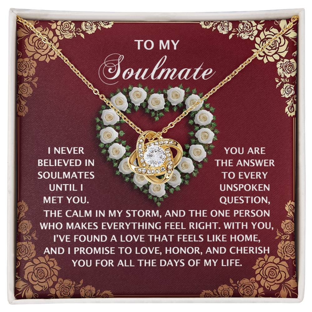 Soulmate - Like Home - Love Knot Necklace