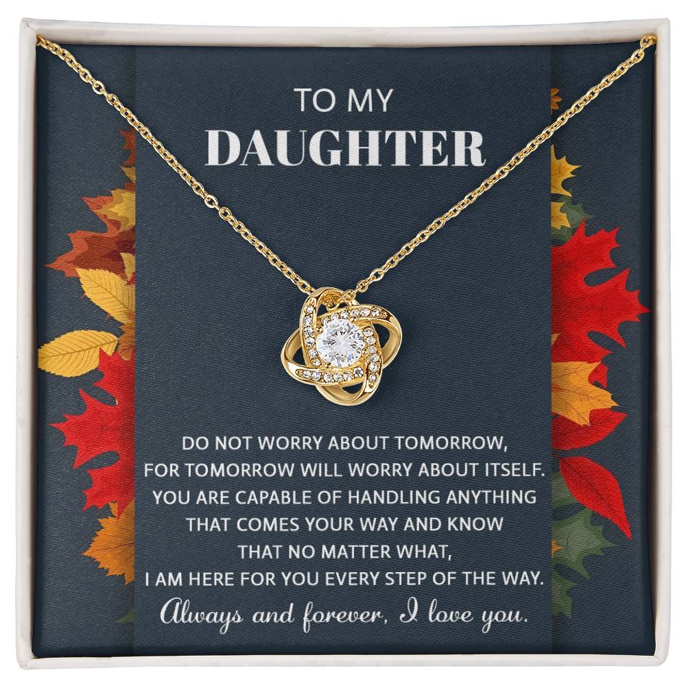 Daughter - Comes Your Way - Love Knot Necklace