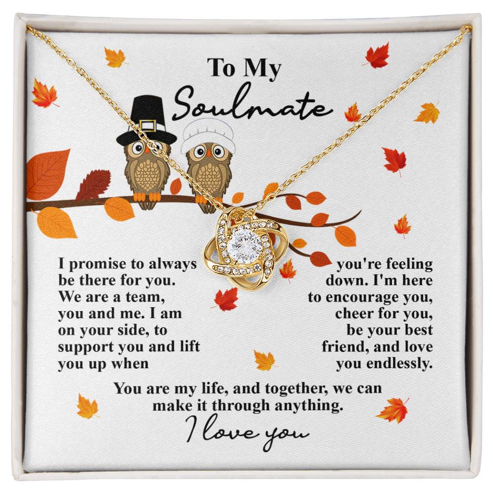 Soulmate - Love You Endlessly - Love Knot Necklace