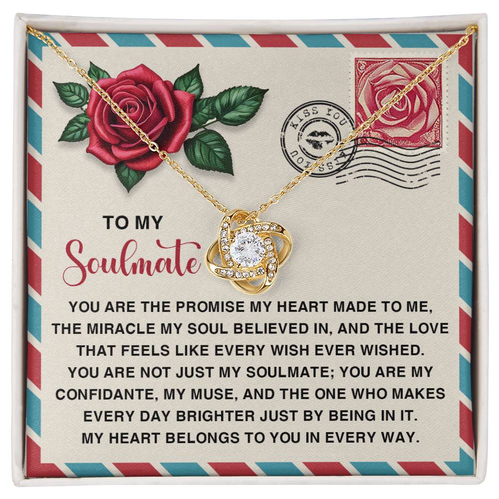 Soulmate - Made To Me - Love Knot Necklace