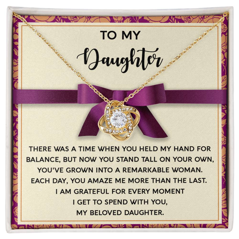 Daughter - Spend With You - Love Knot Necklace