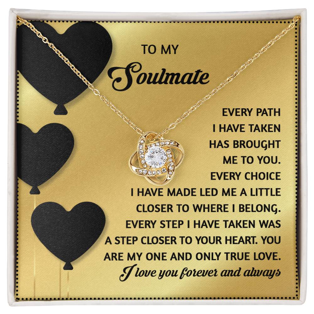 Soulmate - A Step Closer - Love Knot Necklace