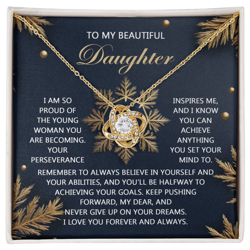 Daughter - On Your Dreams - Love Knot Necklace