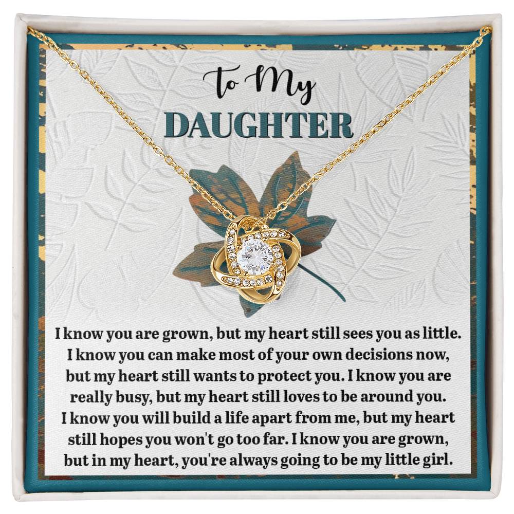 Daughter - Go Too Far - Love Knot Necklace