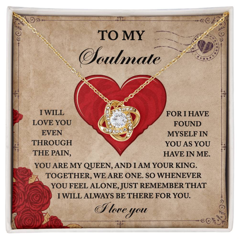 Soulmate - Found Myself - Love Knot Necklace
