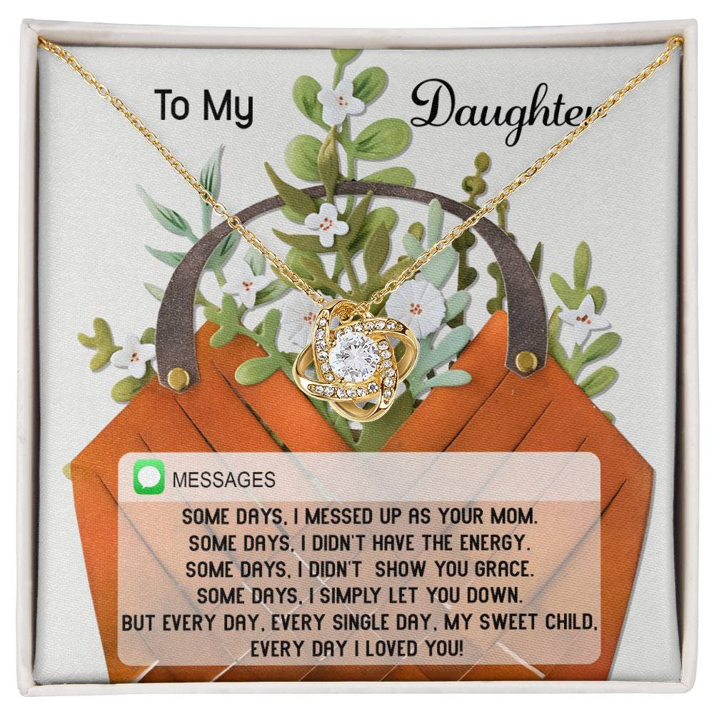 Daughter - Show You Grace - Love Knot Necklace