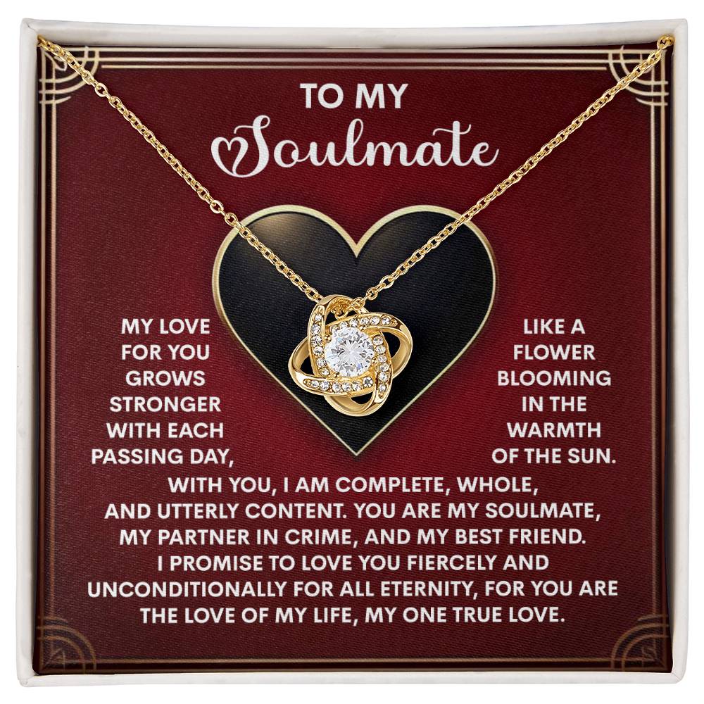 Soulmate - One True Love - Love Knot Necklace