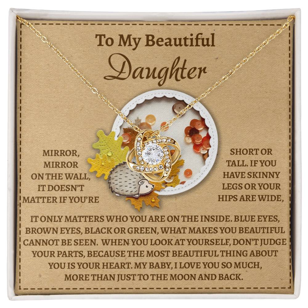 Daughter - On The Wall - Love Knot Necklace