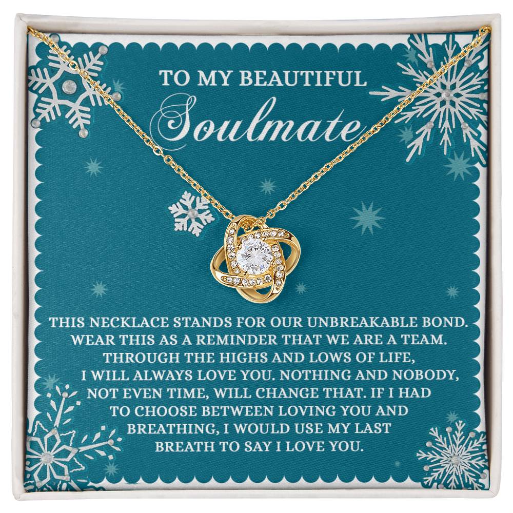 Soulmate - A Team - Love Knot Necklace