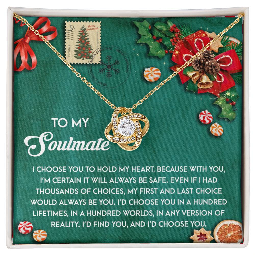 Soulmate - Be Safe - Love Knot Necklace