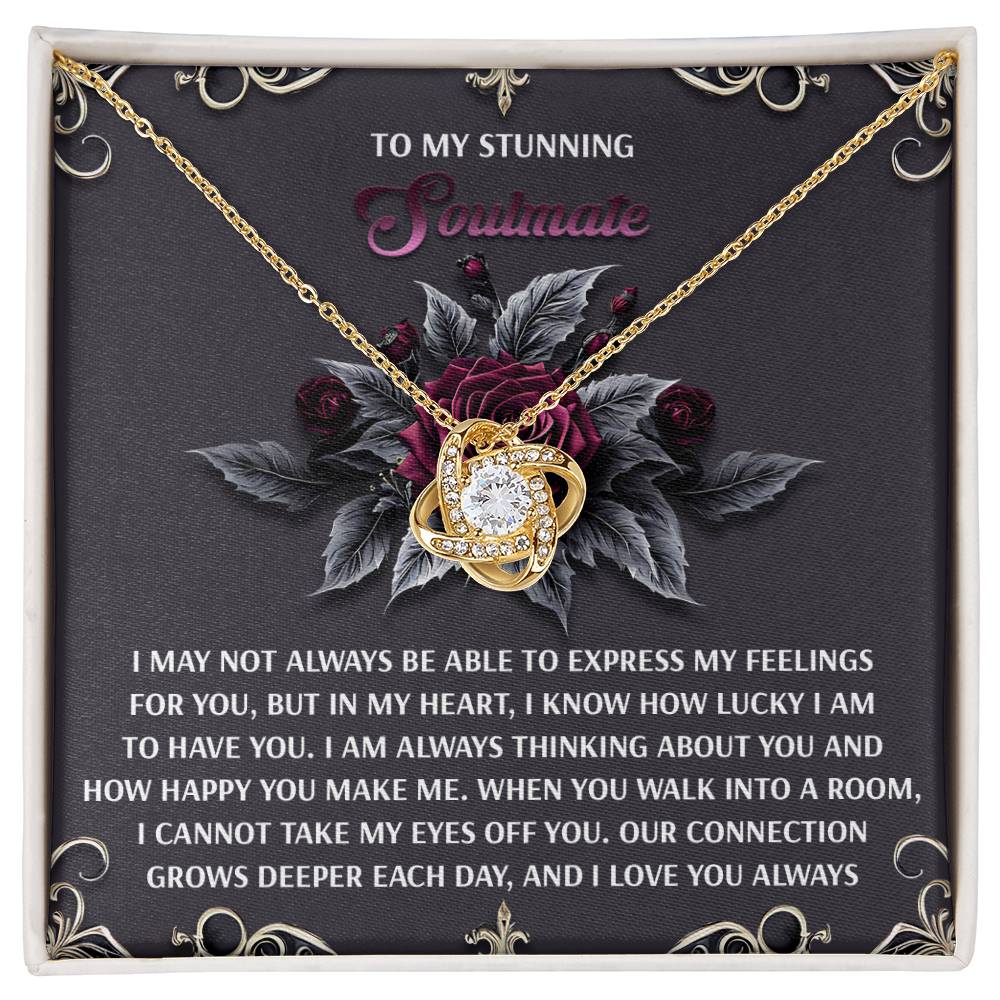 Soulmate - Eyes Off You - Love Knot Necklace