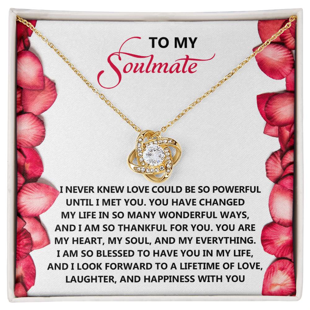 Soulmate - Until I - Love Knot Necklace