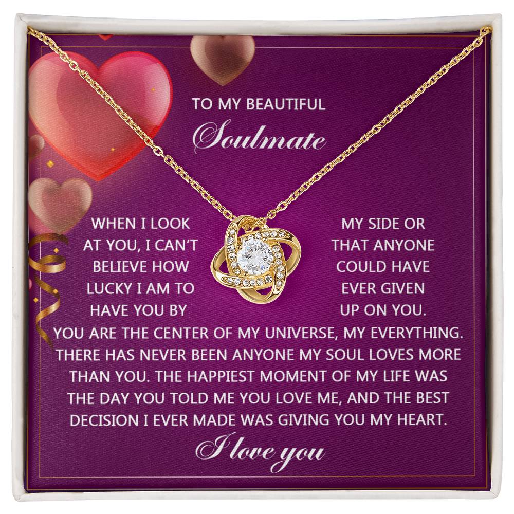 Soulmate - My Soul - Love Knot Necklace