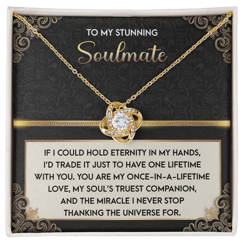 Soulmate - Truest Companion - Love Knot Necklace