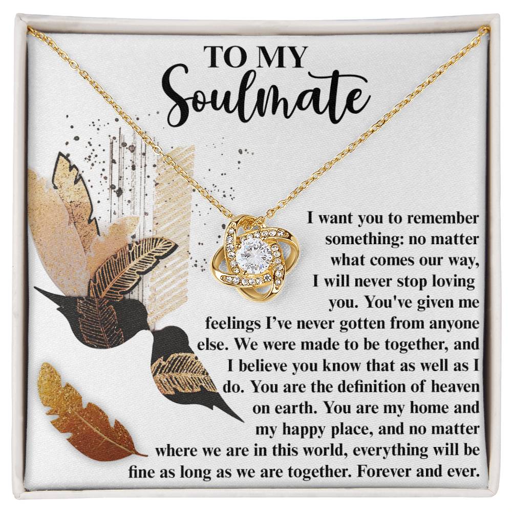 Soulmate - Given Me Feelings - Love Knot Necklace