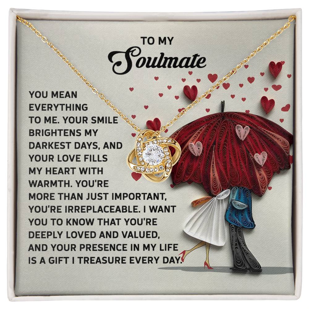 Soulmate - Deeply Loved - Love Knot Necklace