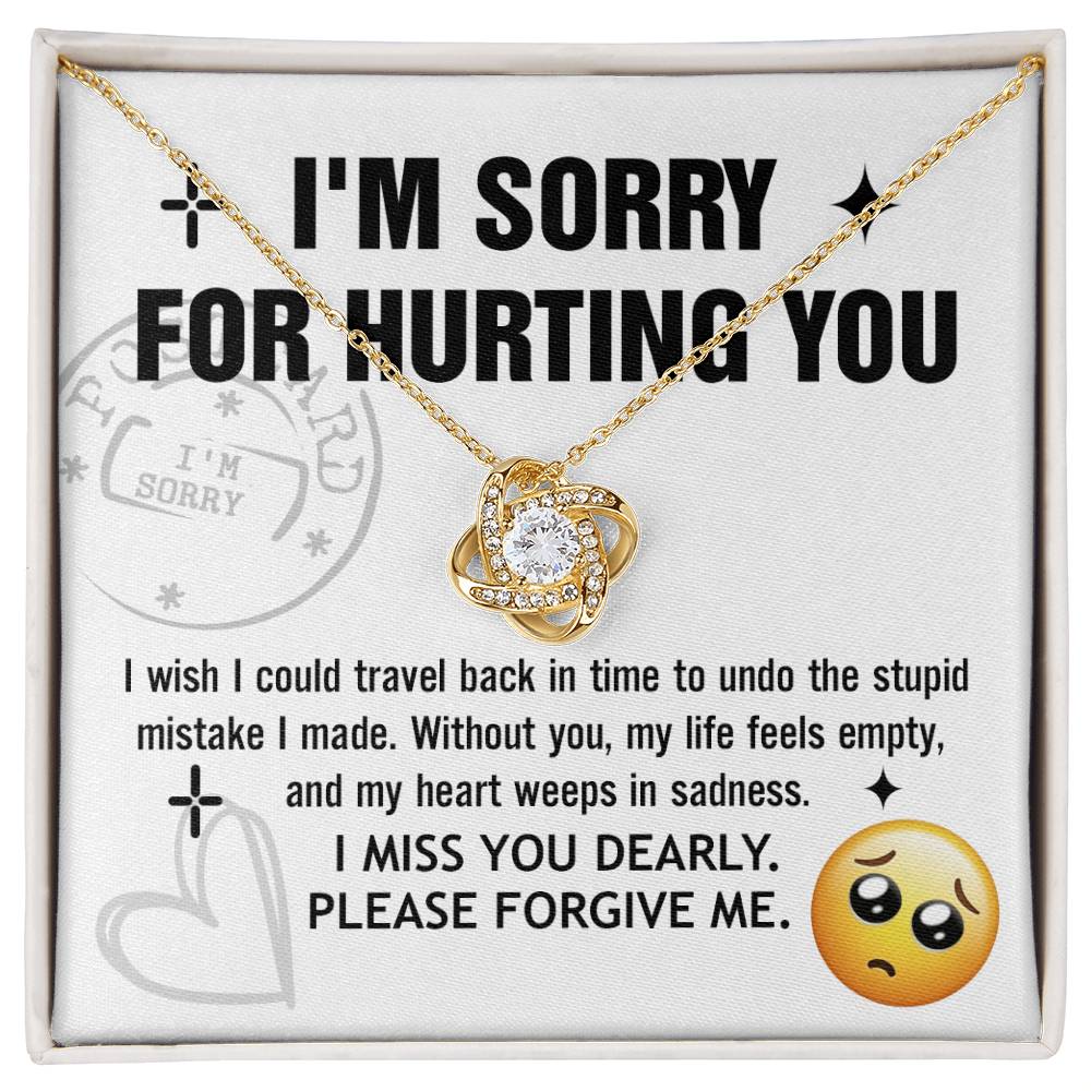 Sorry - Travel Back - Love Knot Necklace