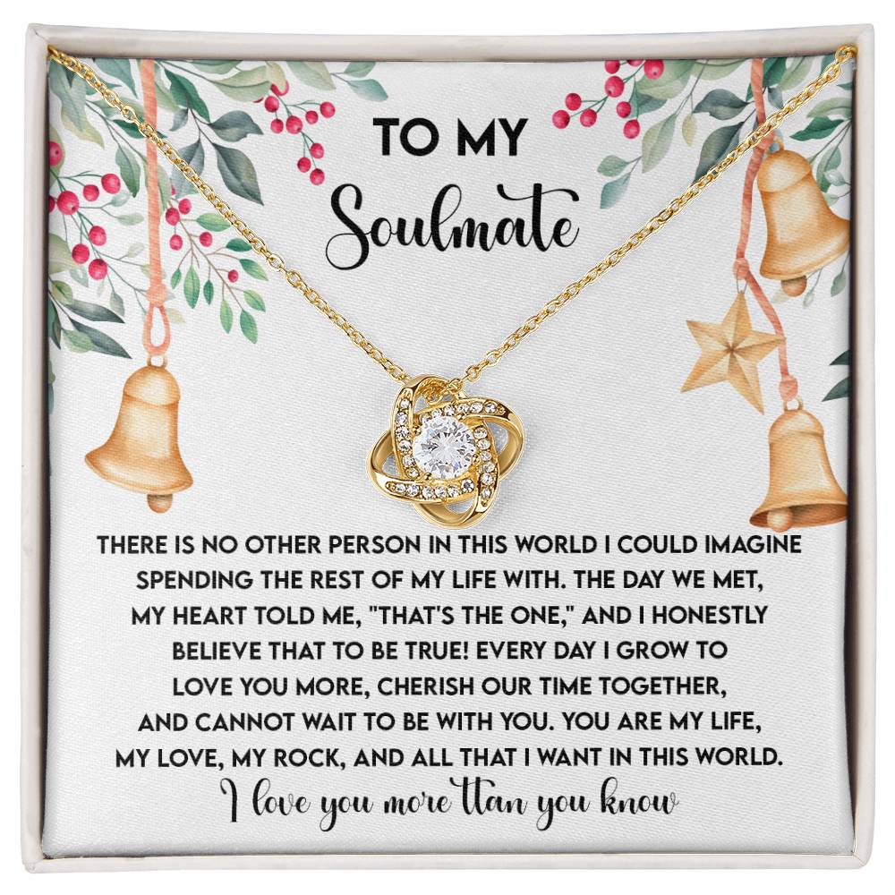 Soulmate - Be With You - Love Knot Necklace