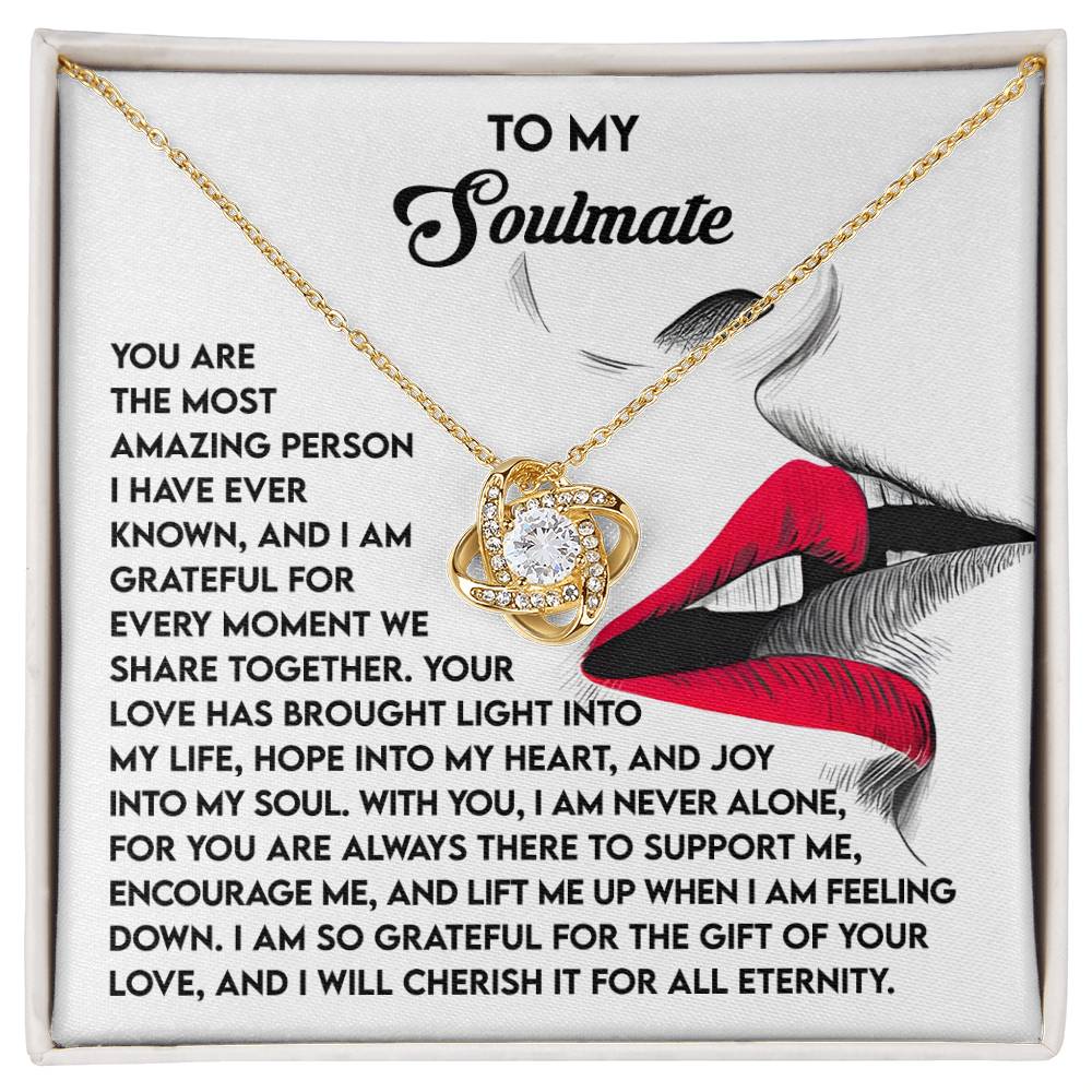 Soulmate - Lift Me Up - Love Knot Necklace