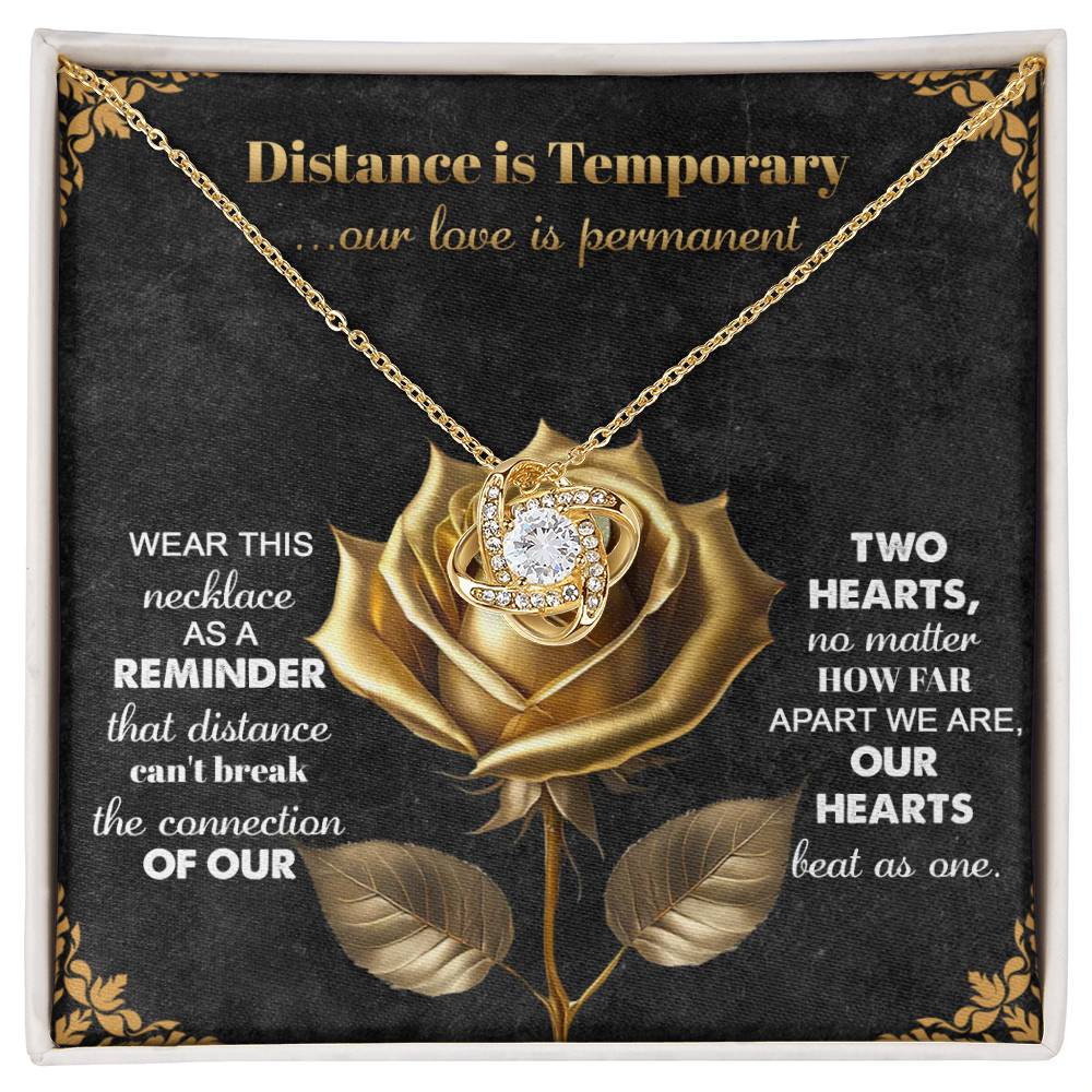 Soulmate - Love Is Permanent - Love Knot Necklace