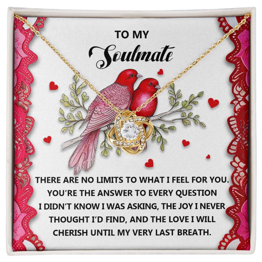 Soulmate - Feel For You - Love Knot Necklace