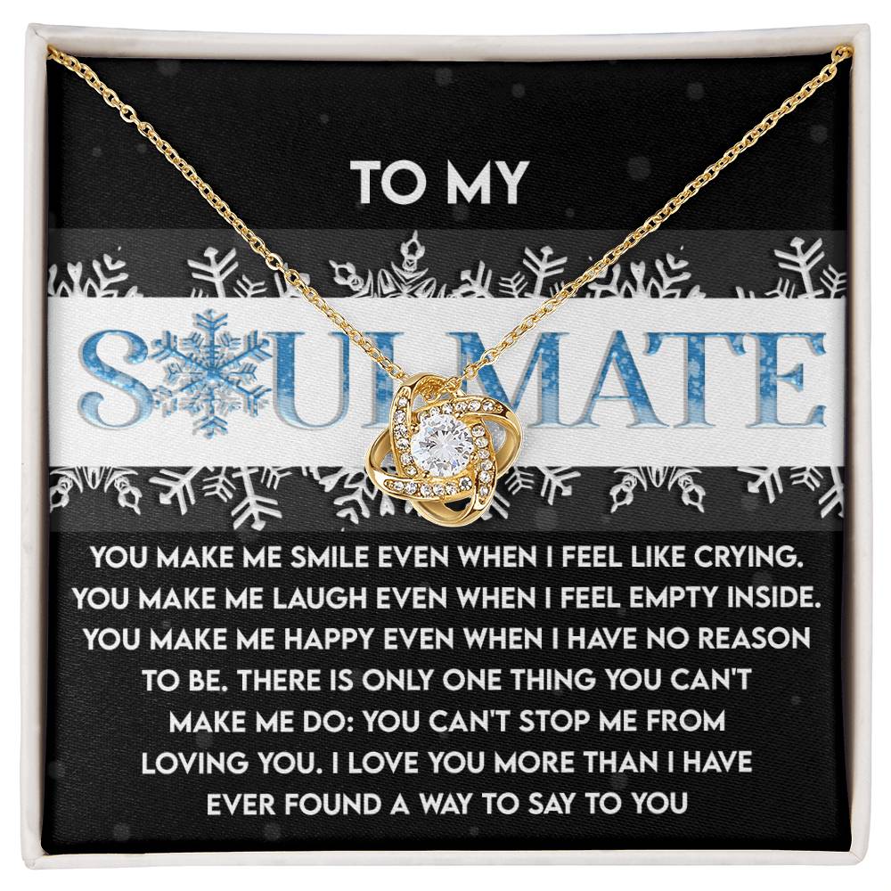 Alma gemela - Amándote - Collar de nudo de amor