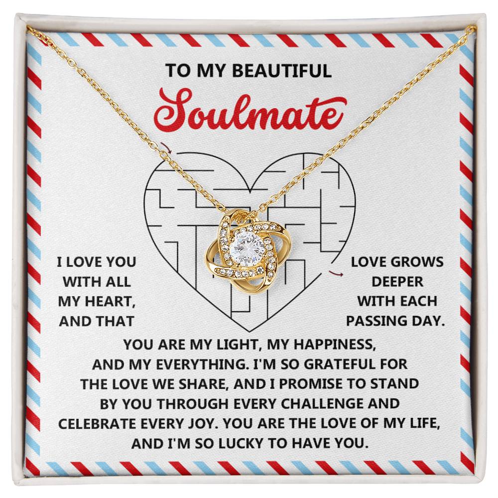 Soulmate - To Have You - Love Knot Necklace