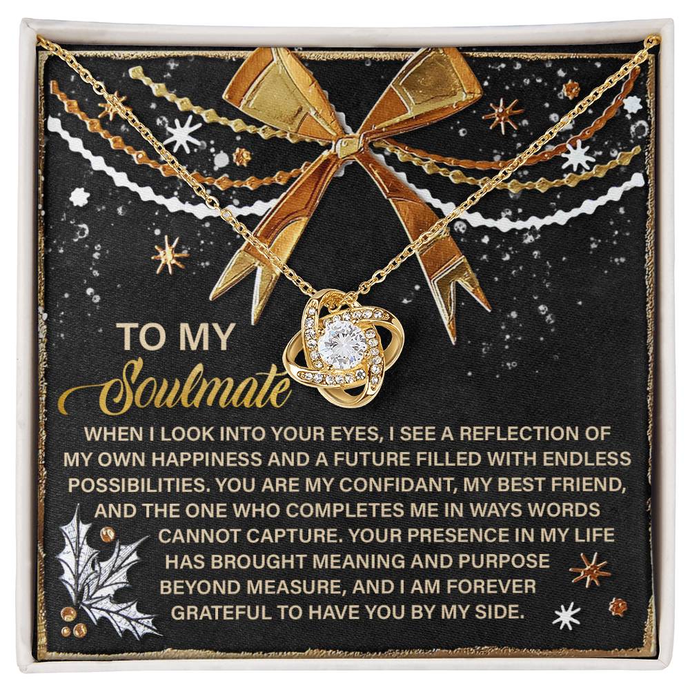 Soulmate - By My Side - Love Knot Necklace