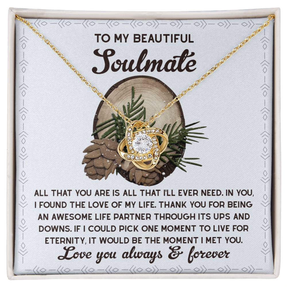 Soulmate - One Moment - Love Knot Necklace