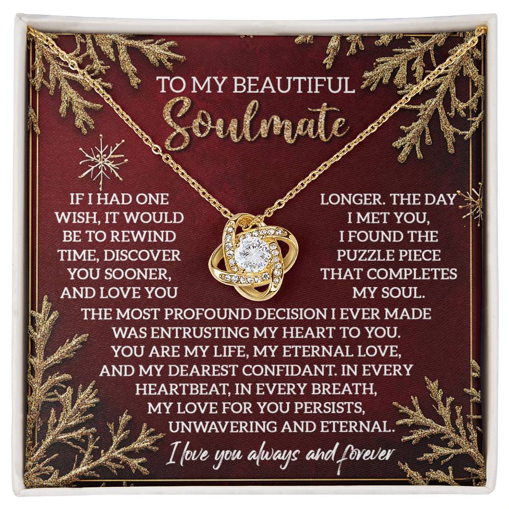 Soulmate - Rewind Time - Love Knot Necklace