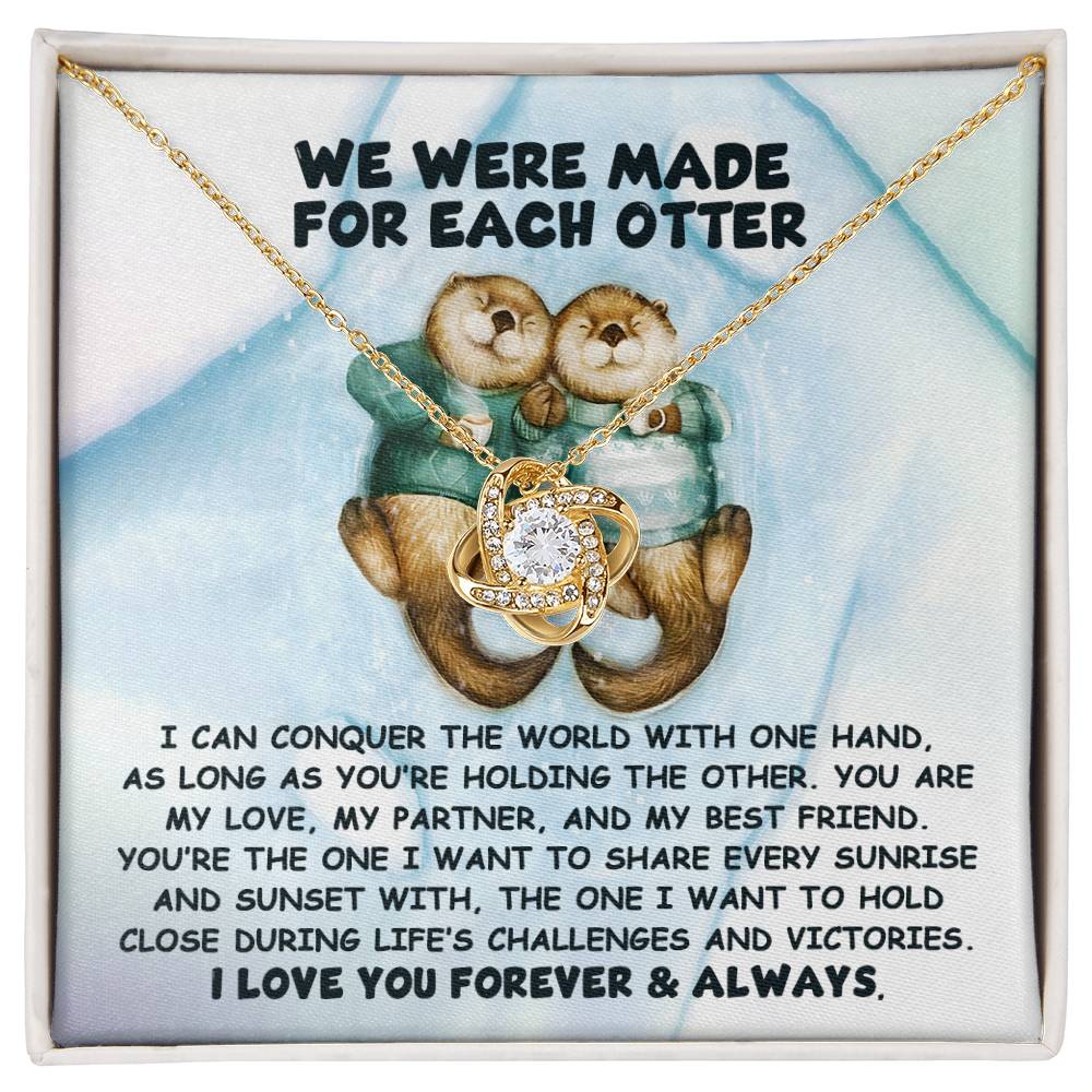 Soulmate - For Each Otter - Love Knot Necklace