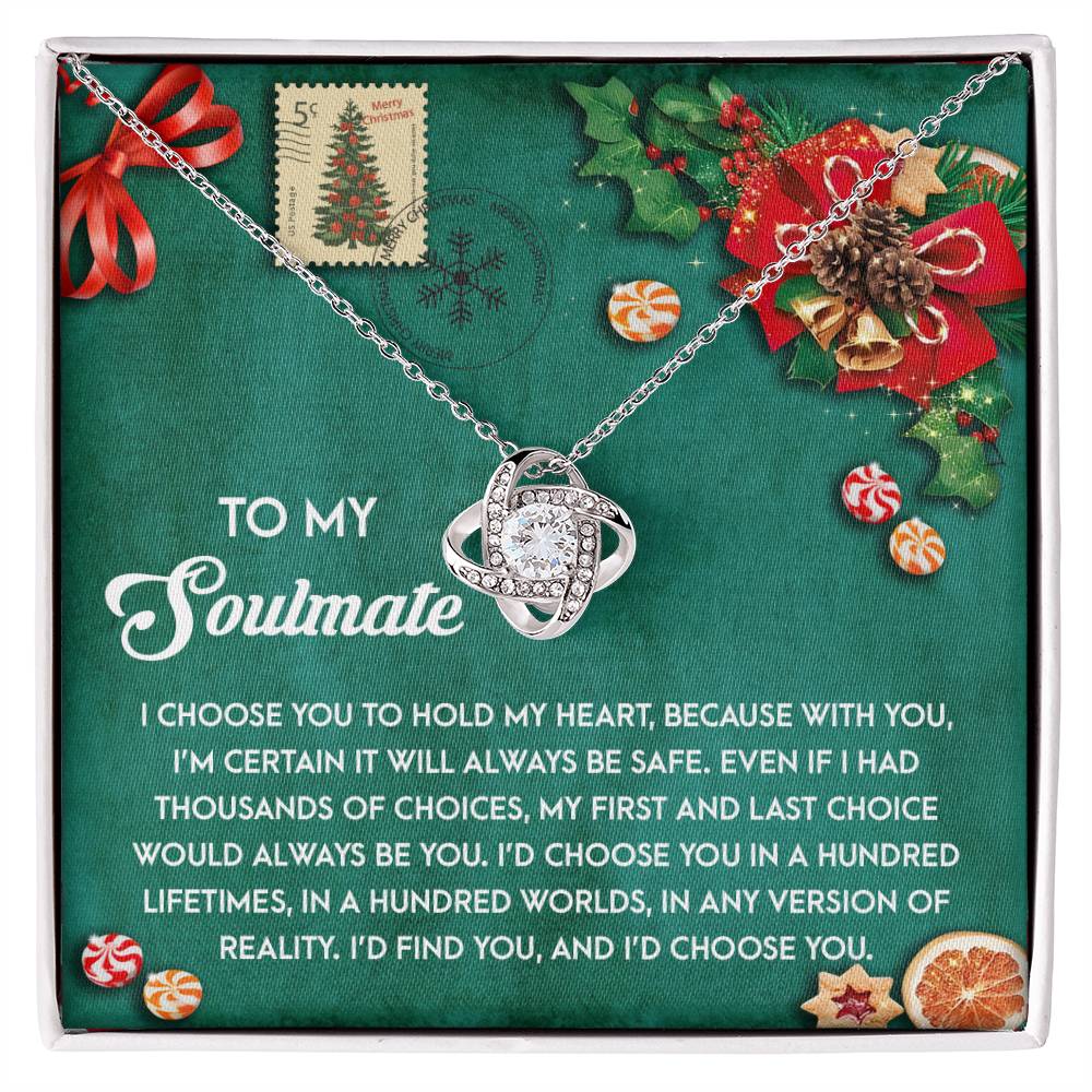 Soulmate - Be Safe - Love Knot Necklace