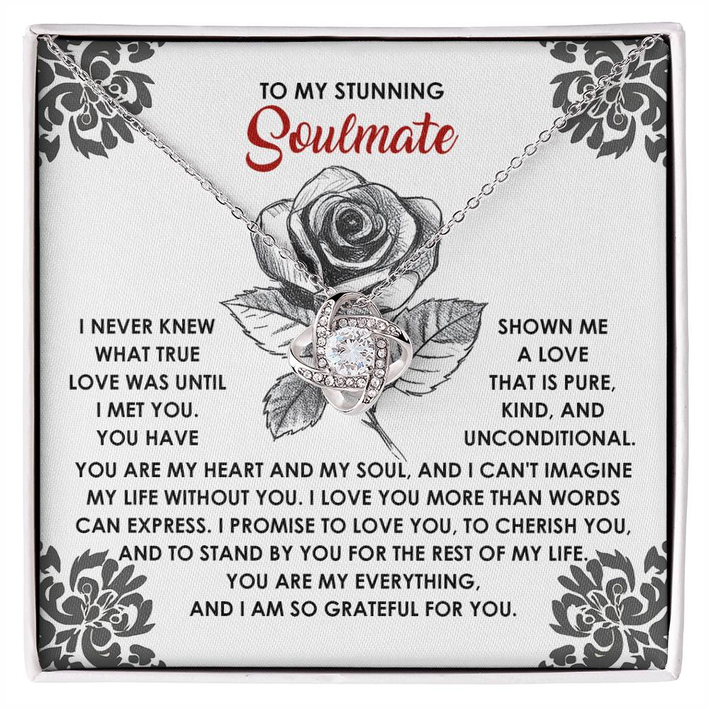 Soulmate - Cherish You - Love Knot Necklace