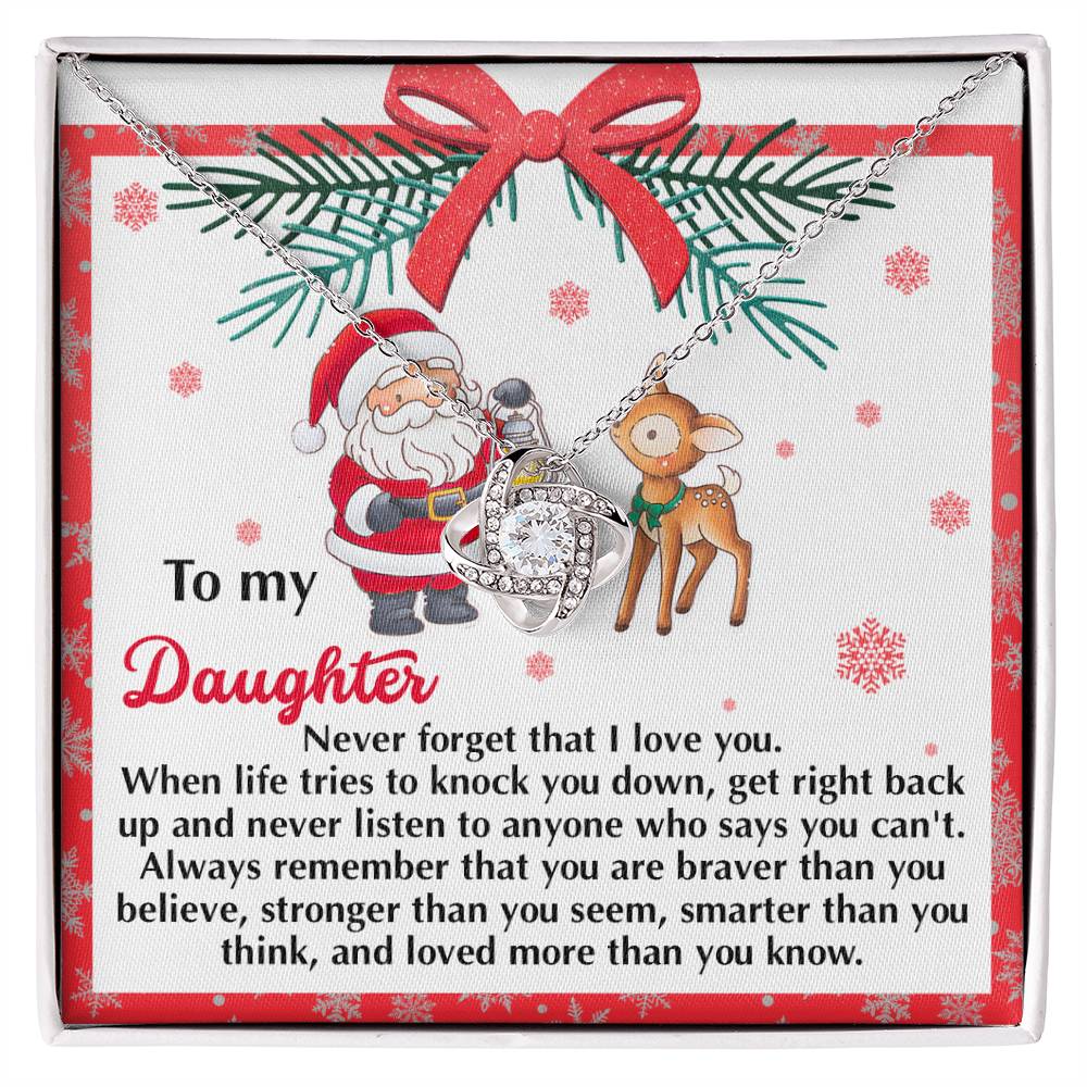Daughter - Get Back Up - Love Knot Necklace