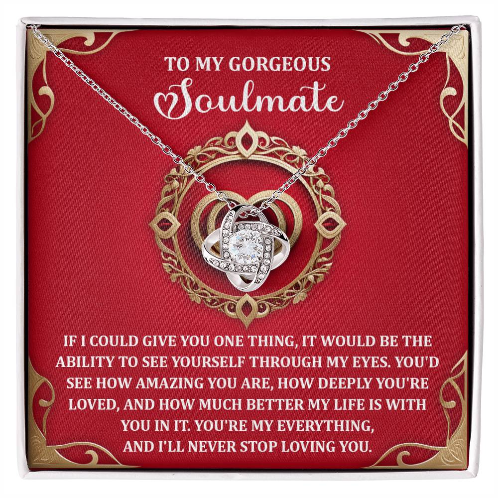 Soulmate - Through My Eyes - Love Knot Necklace