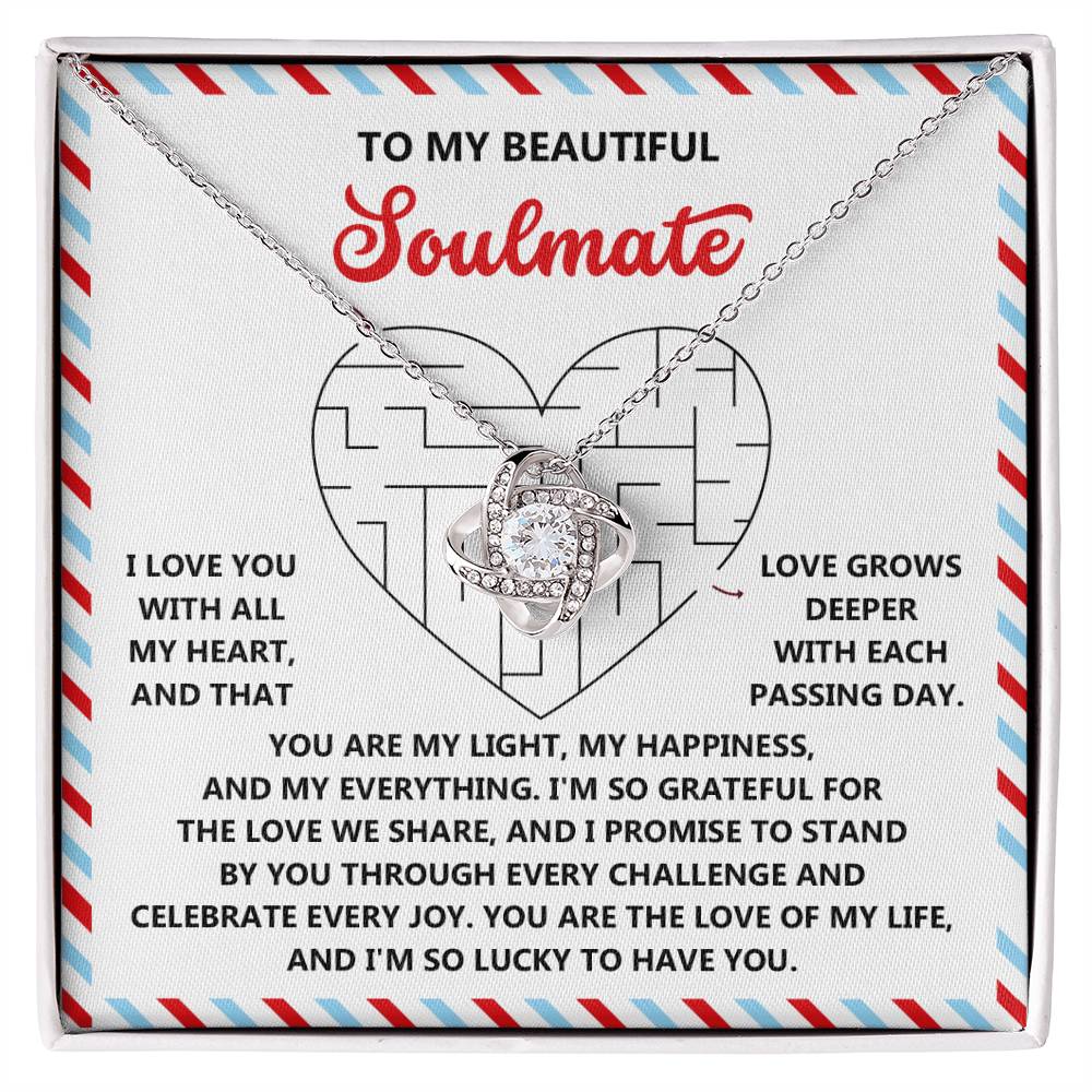 Soulmate - To Have You - Love Knot Necklace