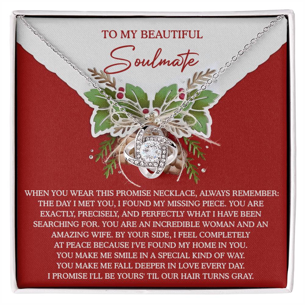 Soulmate - At Peace - Love Knot Necklace