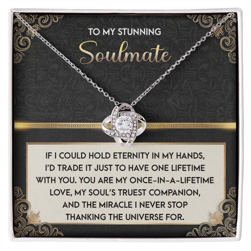 Soulmate - Truest Companion - Love Knot Necklace