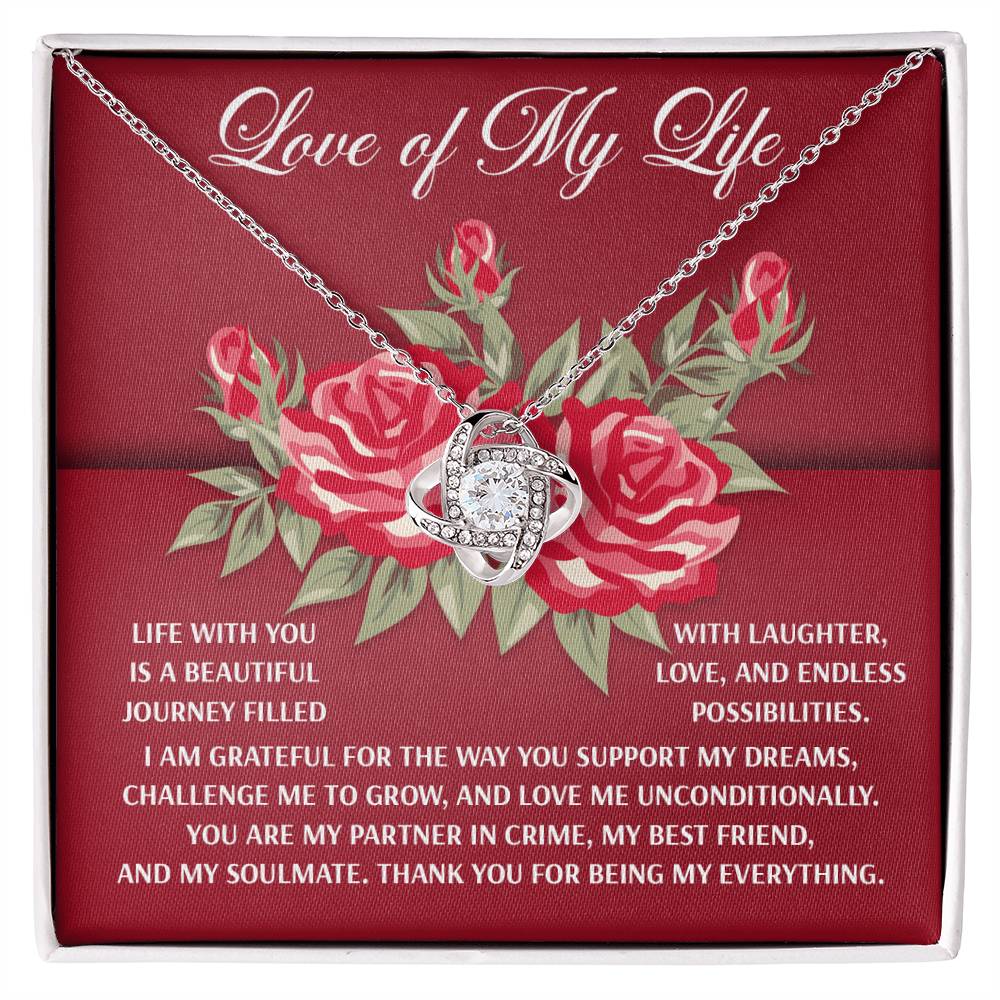 Soulmate - Endless Possibilities - Love Knot Necklace