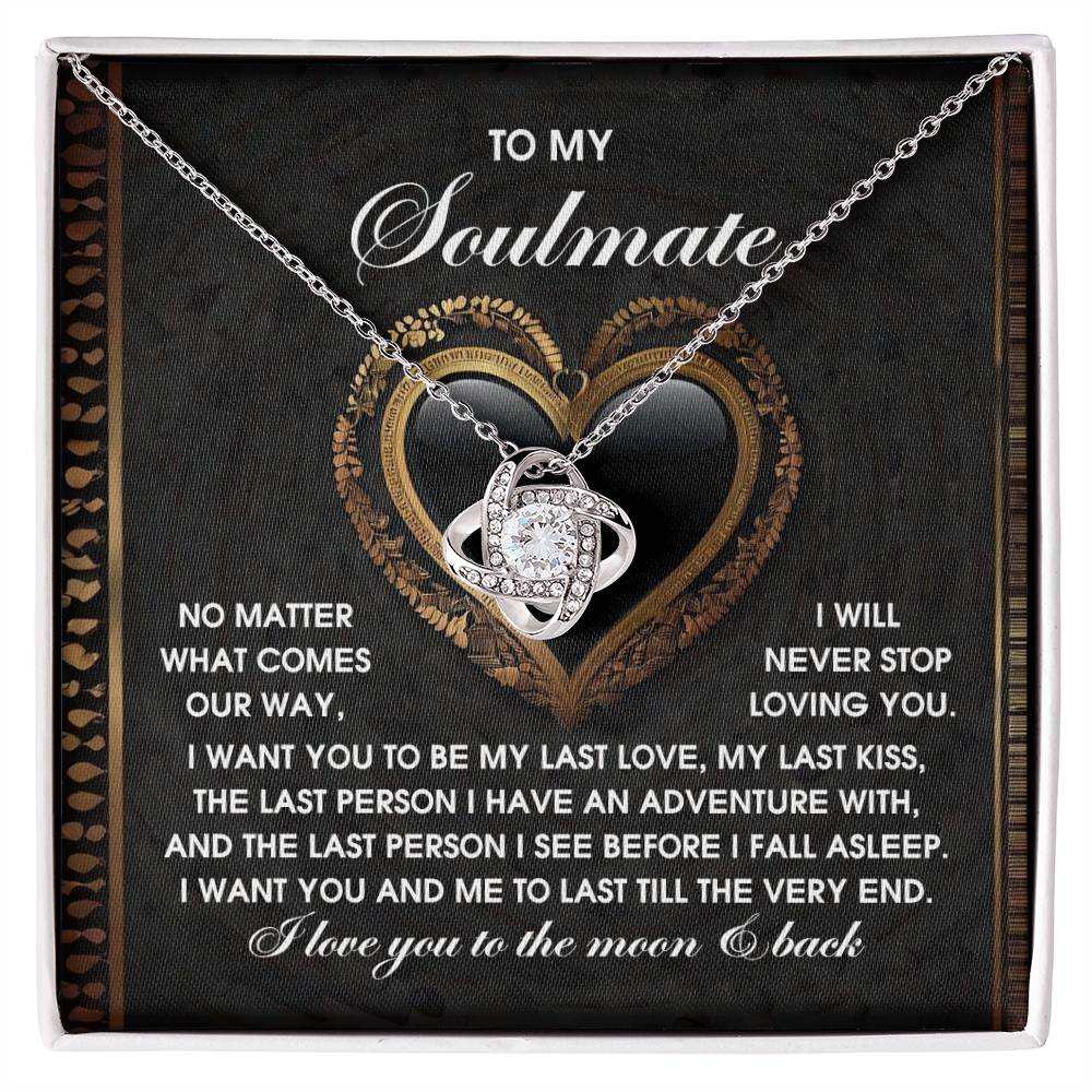 Soulmate - The Very End - Love Knot Necklace