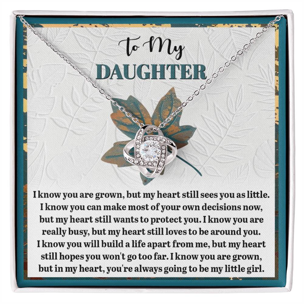 Daughter - Go Too Far - Love Knot Necklace