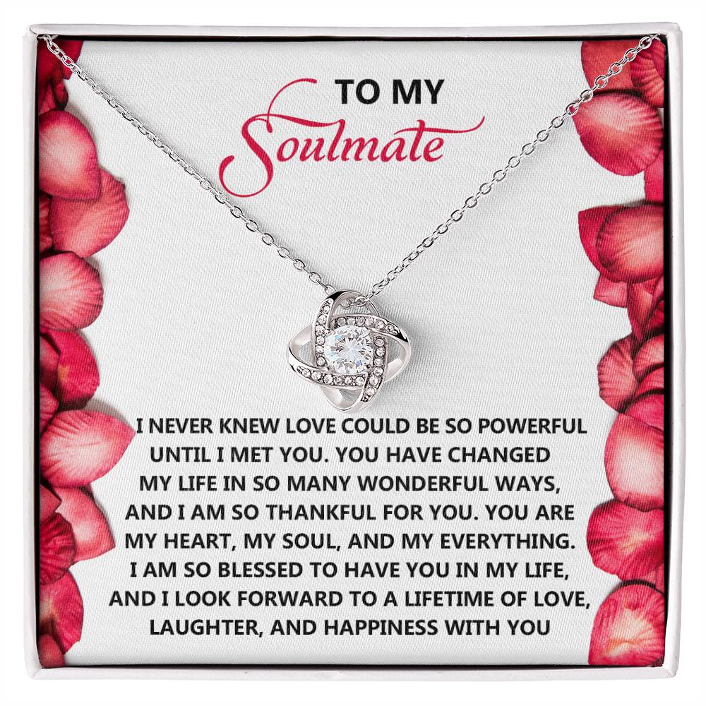 Soulmate - Until I - Love Knot Necklace