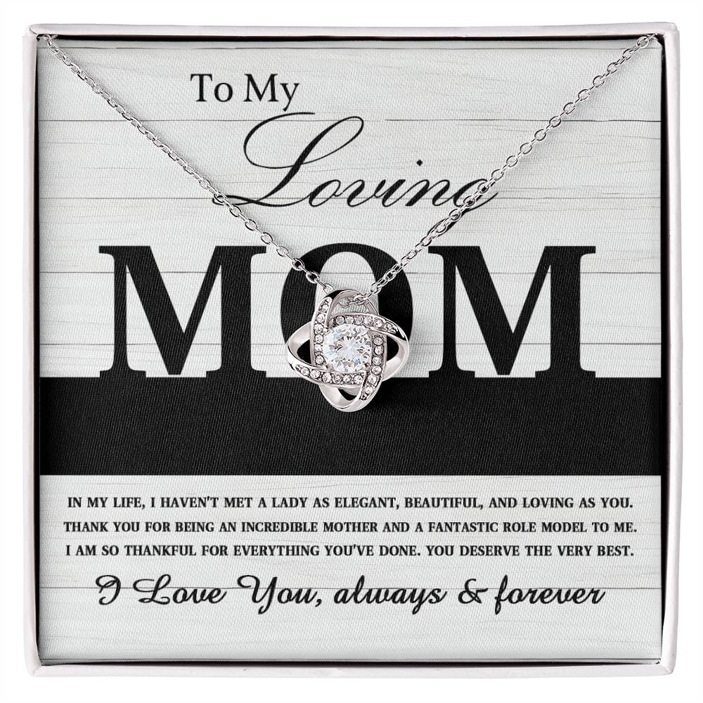 Mom - Loving As You - Love Knot Necklace