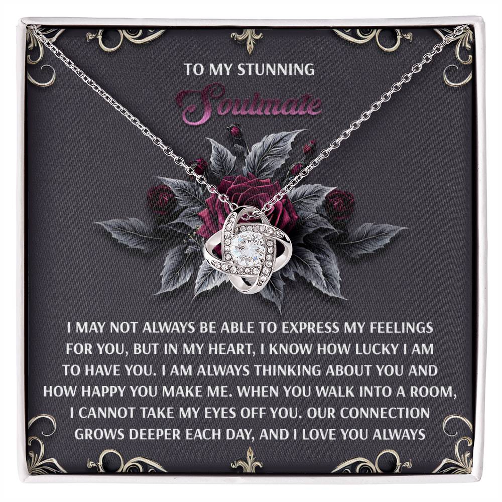 Soulmate - Eyes Off You - Love Knot Necklace